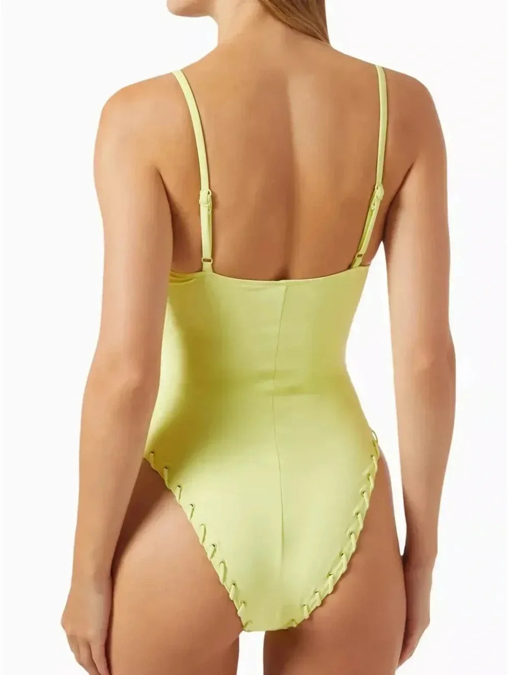 Good American NWT Lace-Up One-Piece Swimsuit - Size 5XL - MSRP $139